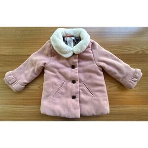 Girls Max Studio Pink Coat Size 24 Months
